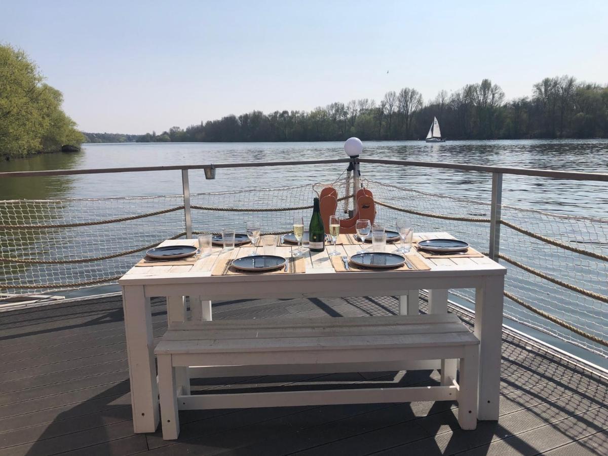 Seinehouse - Maison Flottante Vaux-Sur-Seine ภายนอก รูปภาพ