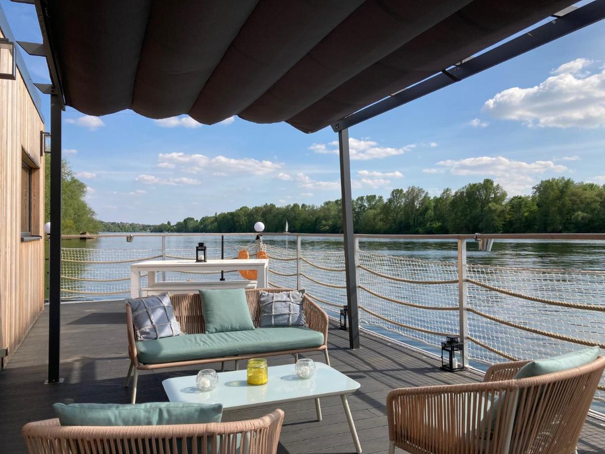 Seinehouse - Maison Flottante Vaux-Sur-Seine ภายนอก รูปภาพ