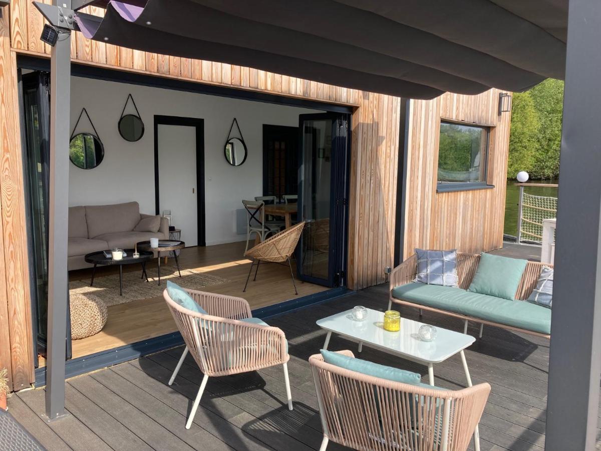 Seinehouse - Maison Flottante Vaux-Sur-Seine ภายนอก รูปภาพ