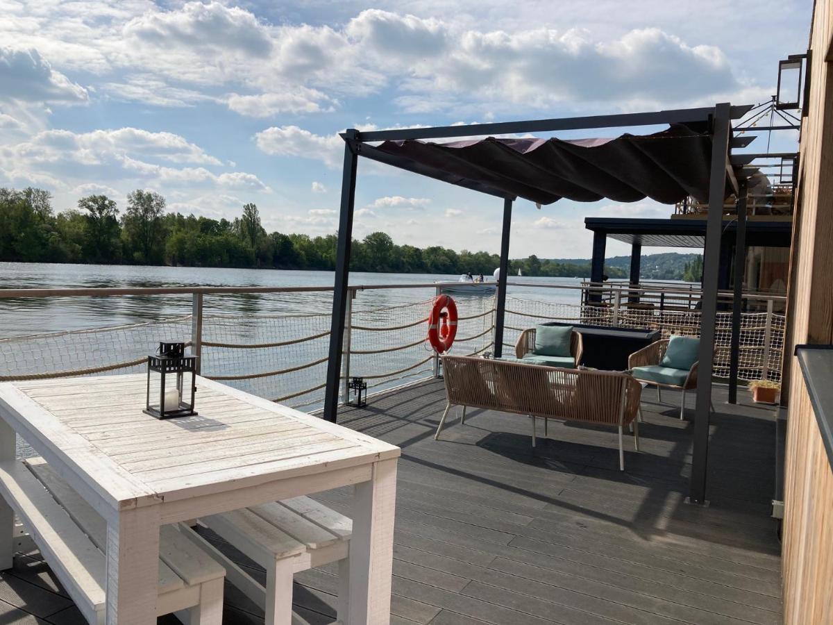 Seinehouse - Maison Flottante Vaux-Sur-Seine ภายนอก รูปภาพ