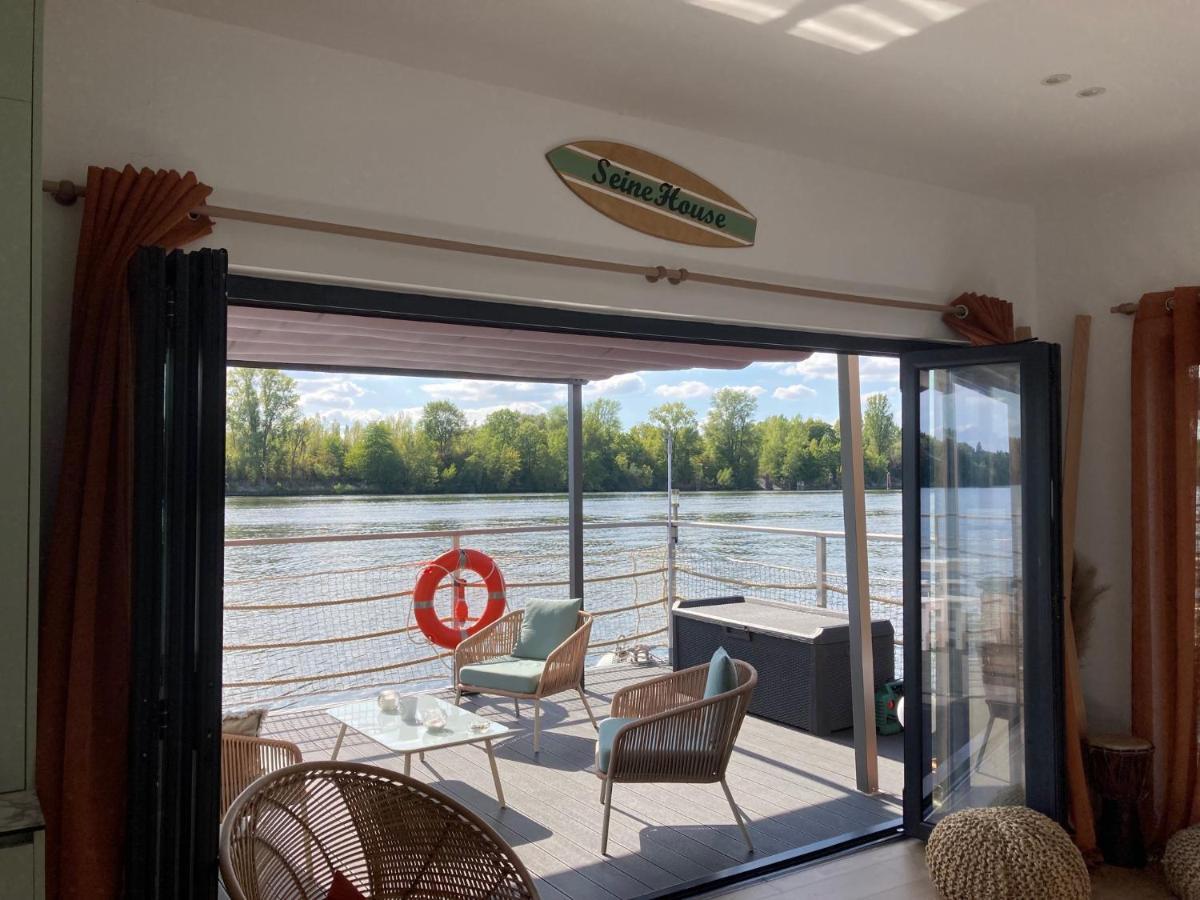 Seinehouse - Maison Flottante Vaux-Sur-Seine ภายนอก รูปภาพ